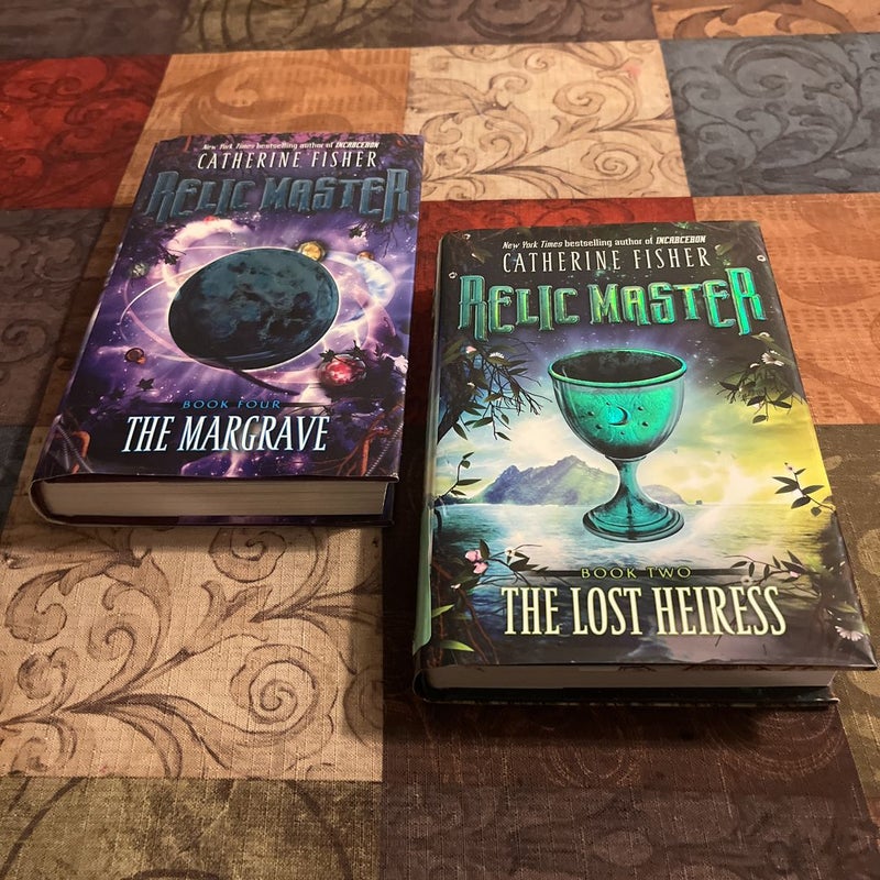 Relic Masters - The Lost Heiress & The Margrave Books 2 & 4 ( Catherine Fisher Book Bundle)