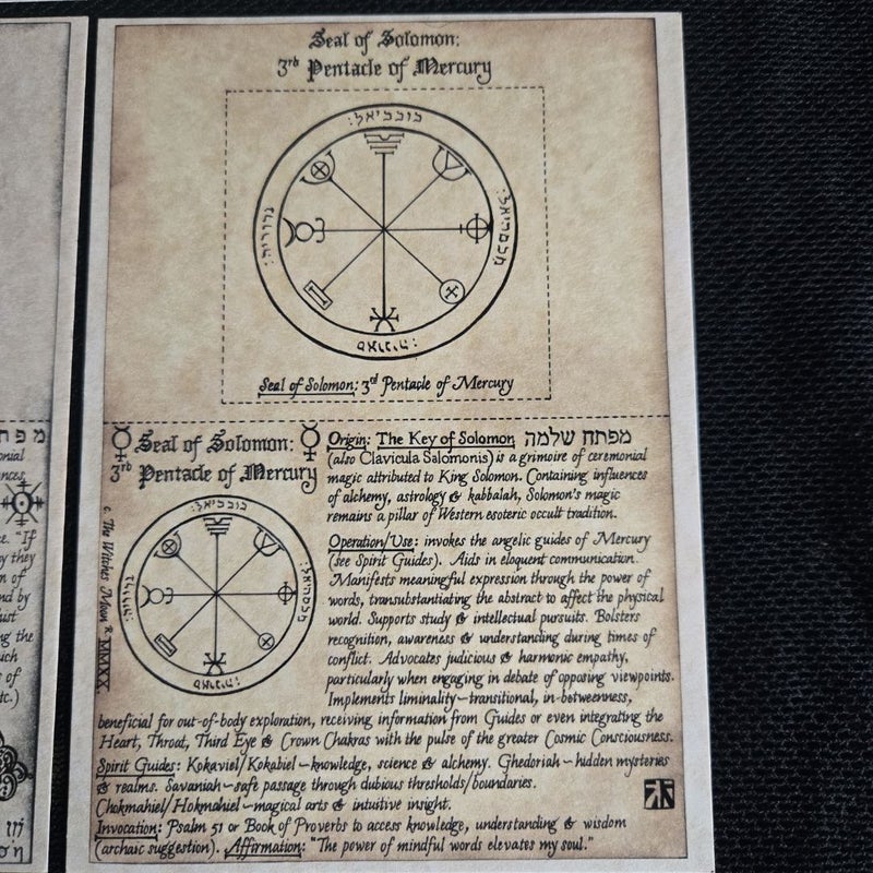 Book of Shadow Pages