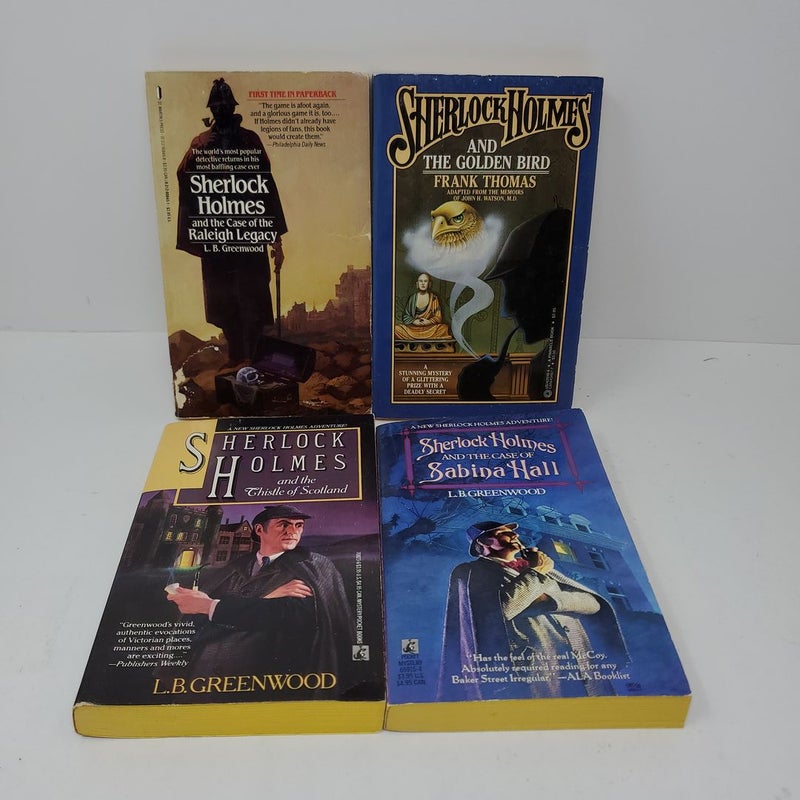 4 New Sherlock Holmes Pastiche Novels