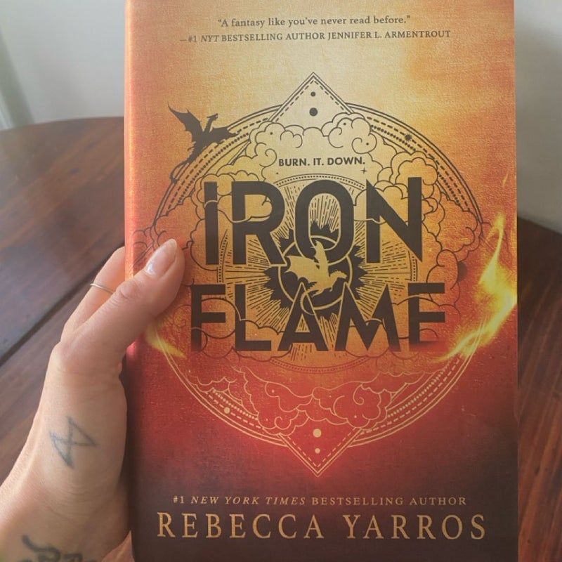 Iron Flame (sprayed edges) 