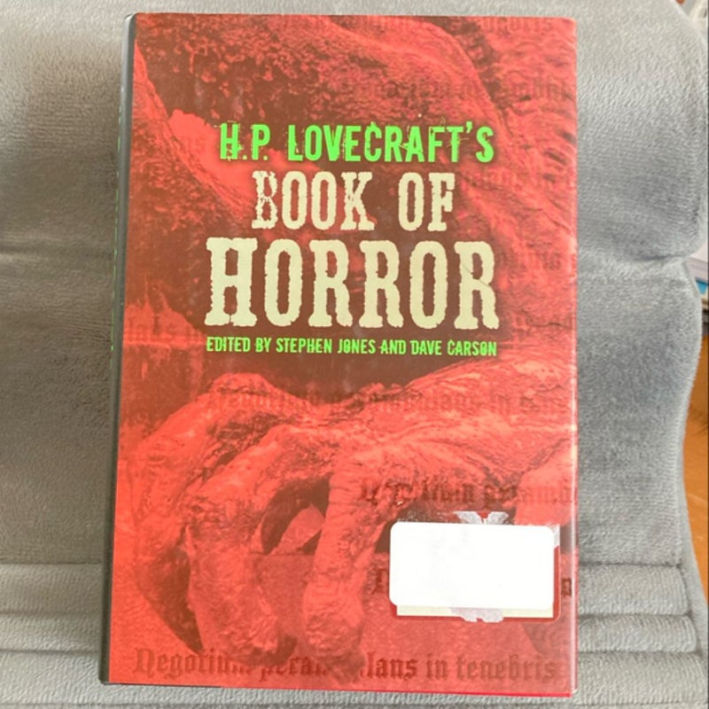 HP Lovecraft book of horror