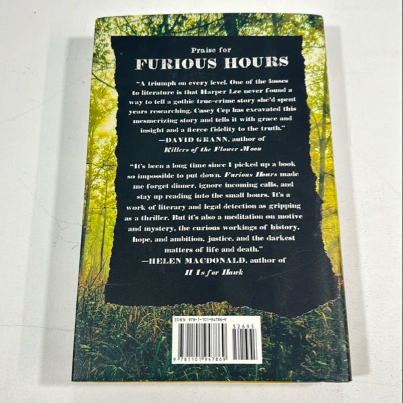 Furious Hours 1st edition signed 