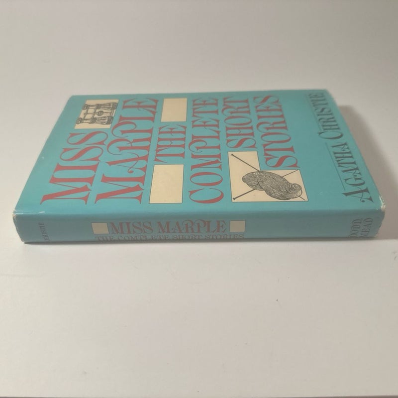 1985 MISS MARPLE; THE COMPLETE SHORT STORIES Hardcover Book by AGATHA CHRISTIE