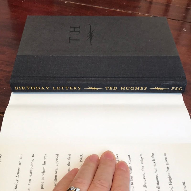 Birthday Letters * 1st ed./3rd
