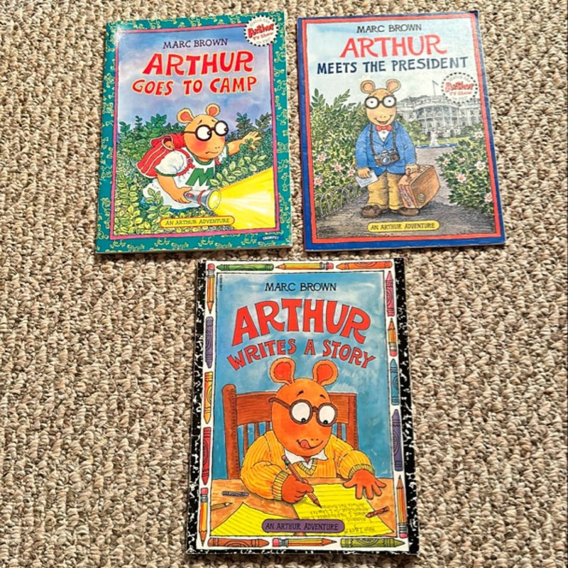 Lot/Bundle of 7 Arthur books by Marc Brown