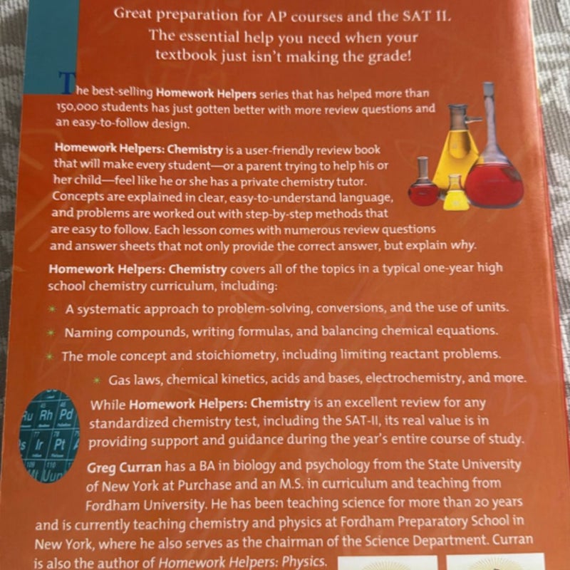 Homework Helpers: Chemistry, Revised Edition