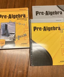 Abeka pre algebra 