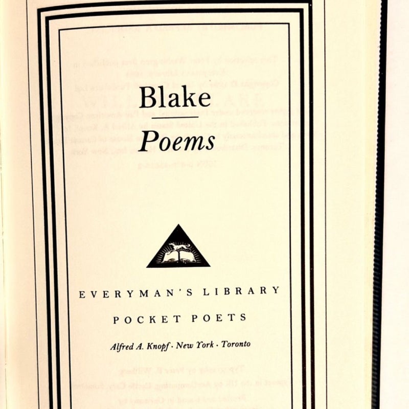 Blake: Poems