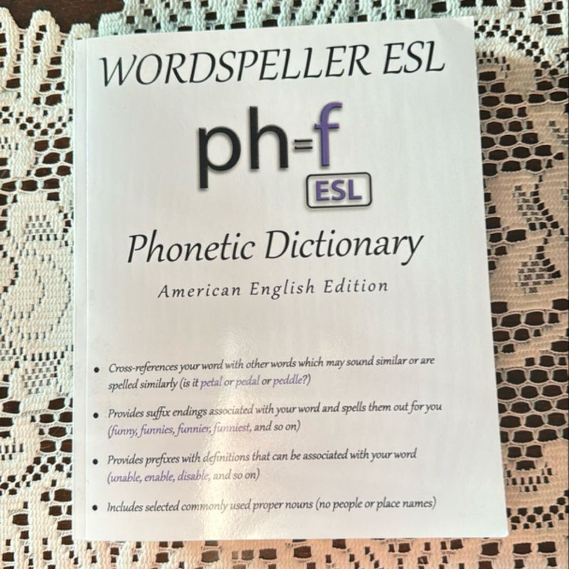 Wordspeller ESL Phonetic Dictionary