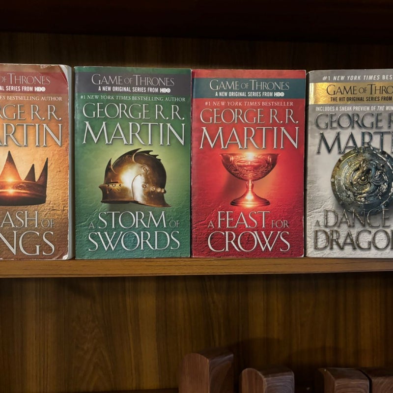 Song of Fire and Ice 2-5 ( A Clash of Kings, A Storm of Swords, A Feast of Crows, A Dance with Dragons)