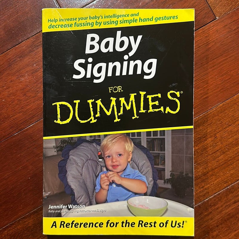 Baby Signing for Dummies