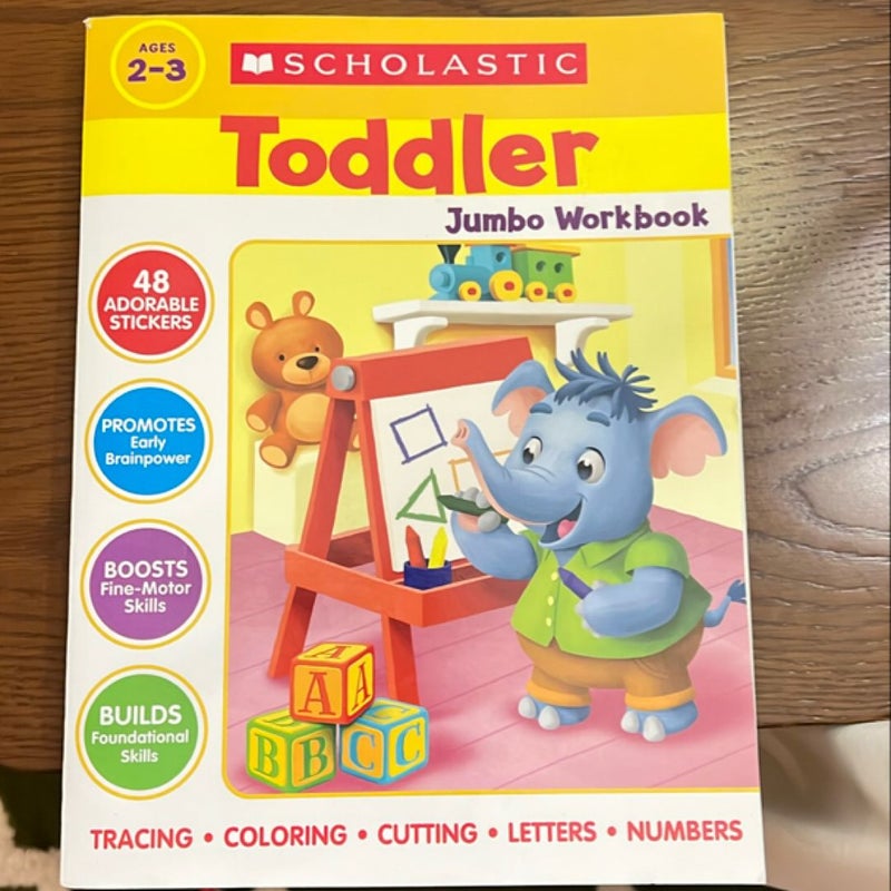 Scholastic Toddler Jumbo Workbook