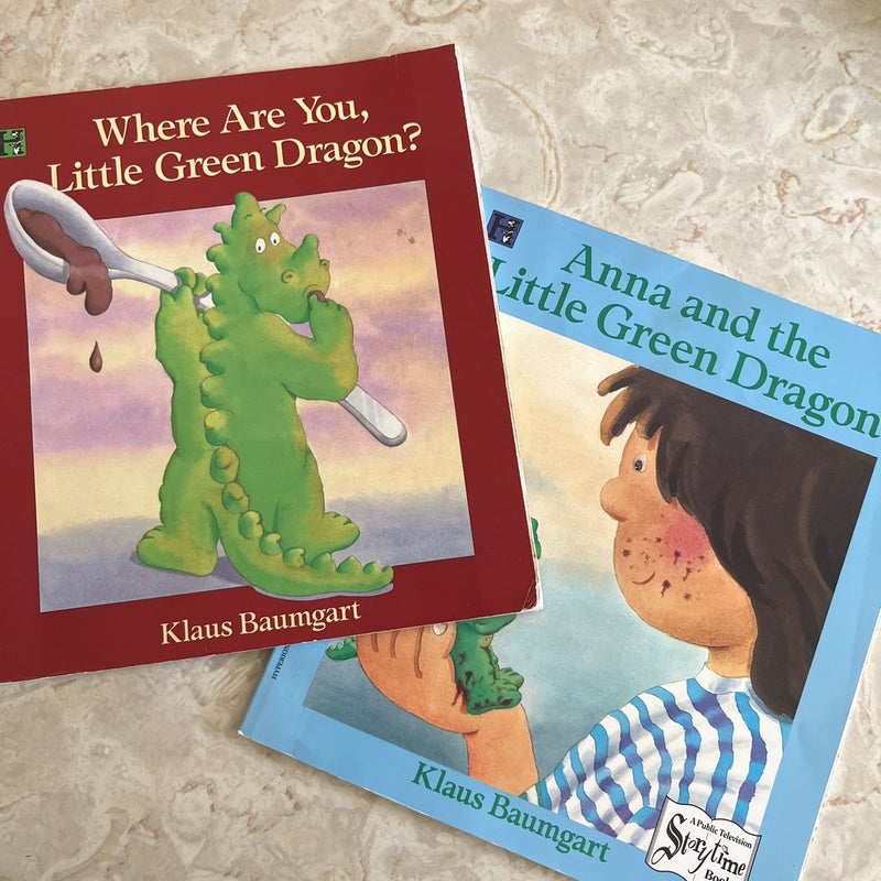 Little Green Dragon bundle of 2 books 