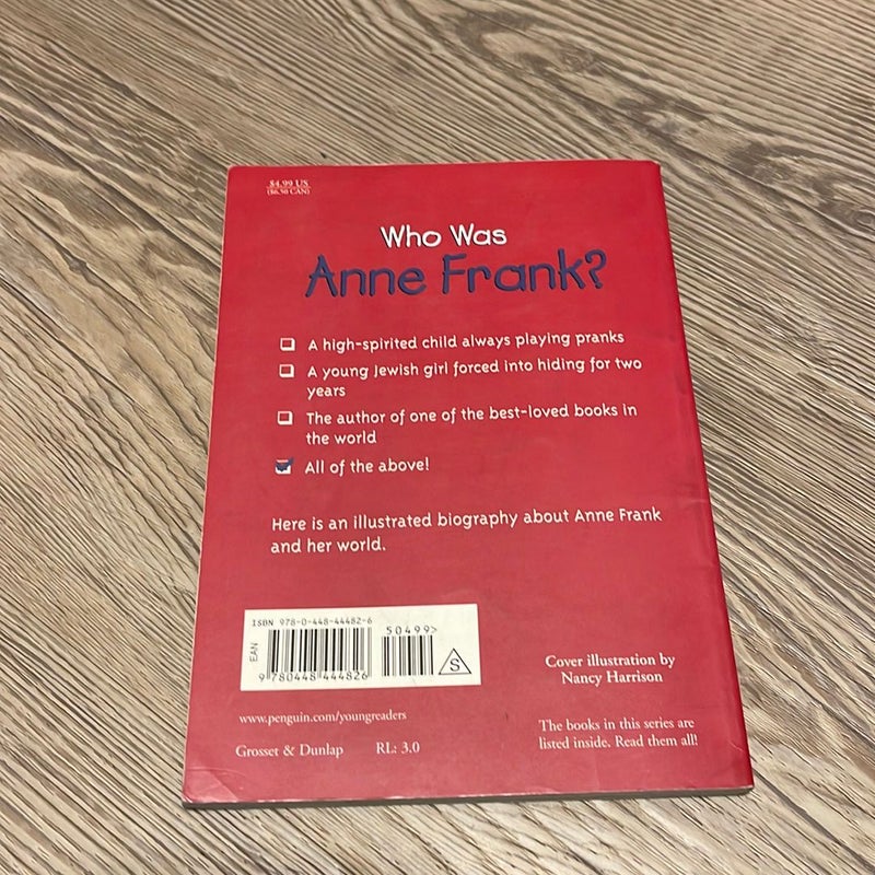 Who Was Anne Frank?