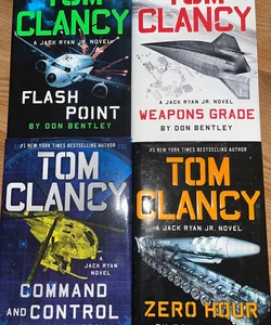 Assortment of Tom Clancy hardcover books