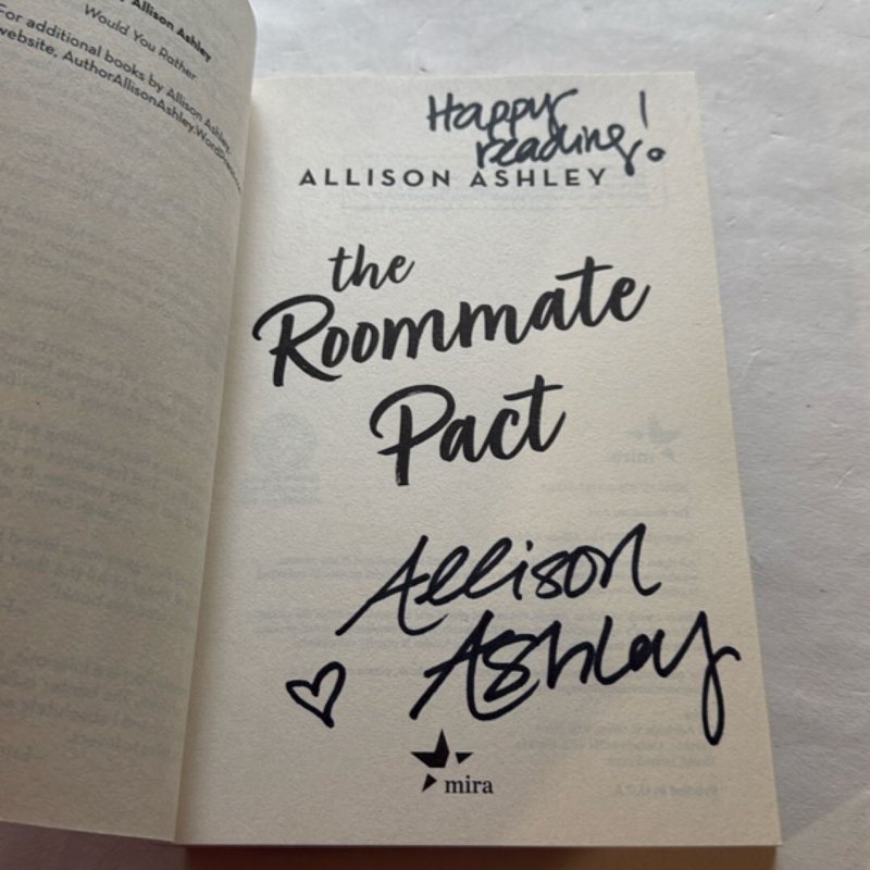 The Roommate Pact - signed