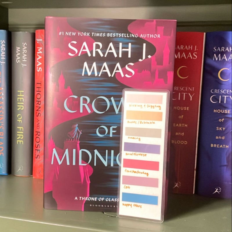 Crown of Midnight *tabbed with bookmark*