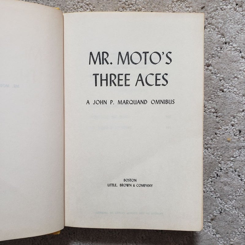 Mr. Moto's Three Aces: A John P. Marquand Omnibus (This Edition, 1938)