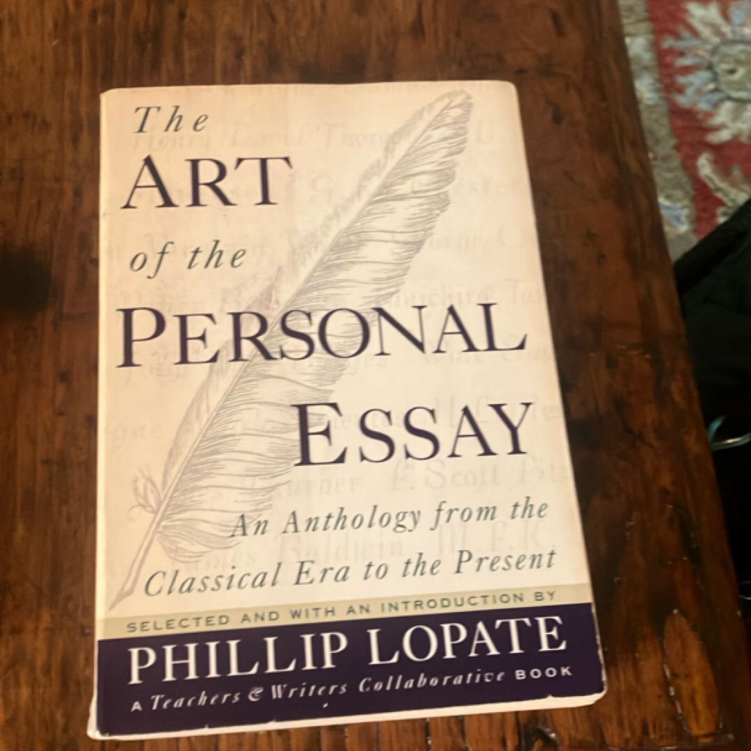 The Art of the Personal Essay