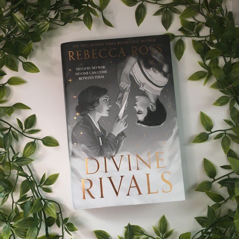 FairyLoot Divine Rivals SIGNED by author w/ SPRAYED EDGES & Tarot Cards