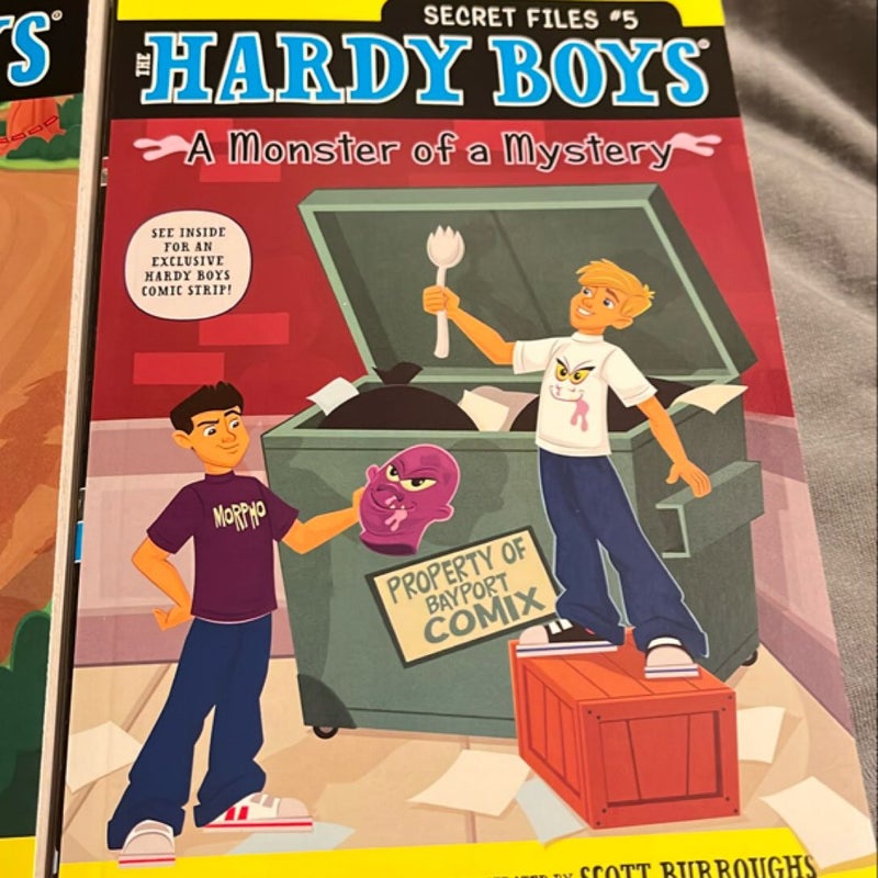 The Hardy Boys Secret Files  #2,3, and 5