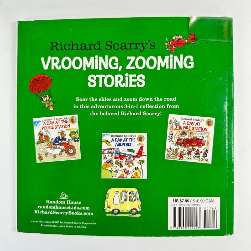 Richard Scarry’s Vrooming, Zooming Stories-3 Stories in 1 Book