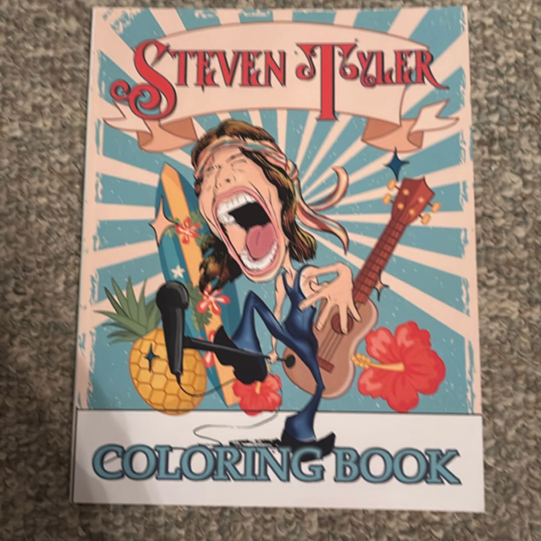 Steven Tyler Coloring Book