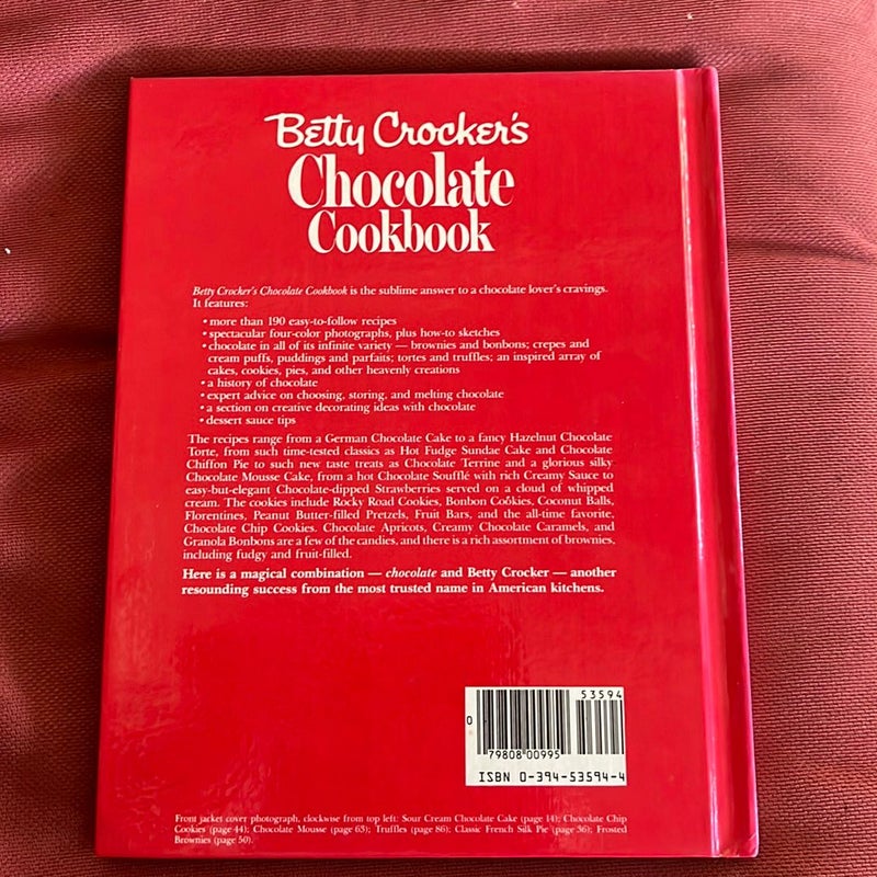 Betty Crocker’s Chocolate Cookbook