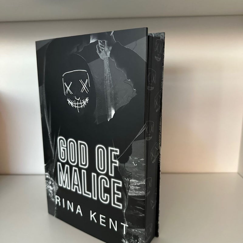 God of Malice Baddies Blackout edition signed 