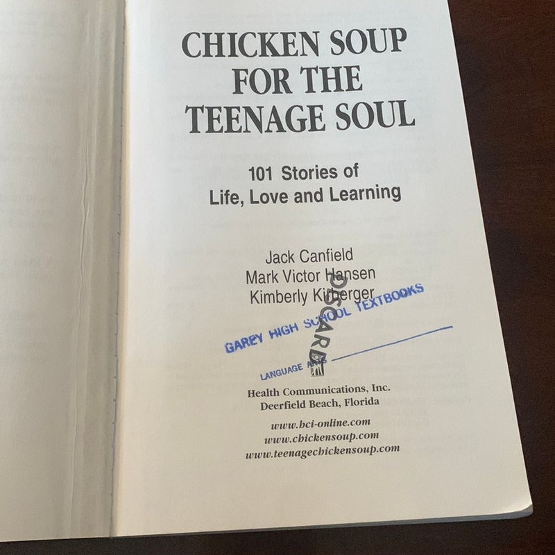 Chicken Soup for the Teenage Soul