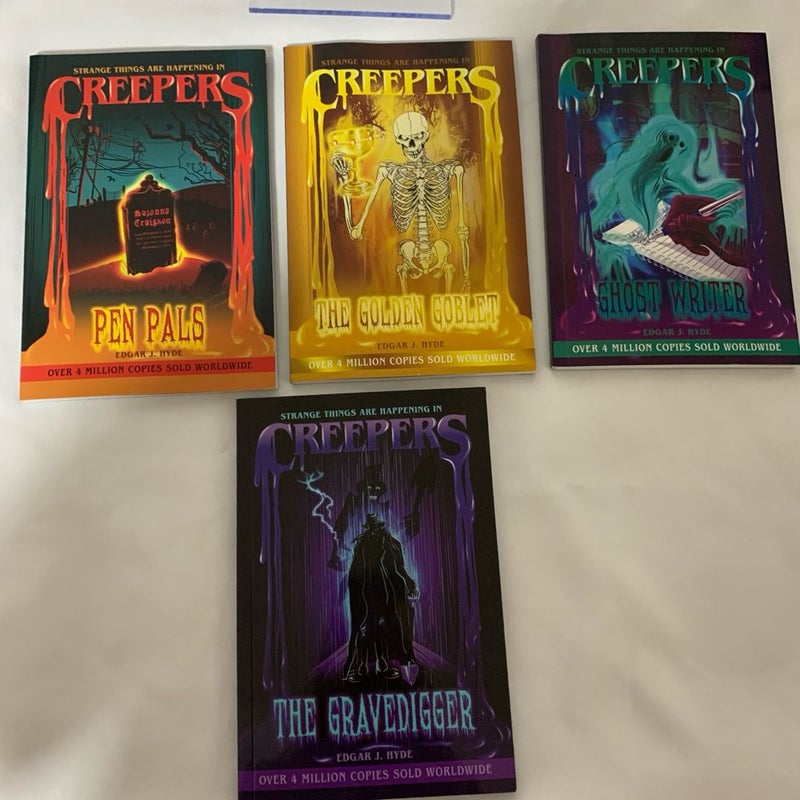 Creepers 3-6 by Edgar J. Hyde (2023) NEW Horror Series Paperbacks, Horror Books