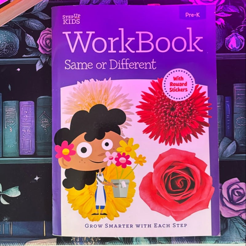 Pre-K Same or Different Step Up Kids Workbook