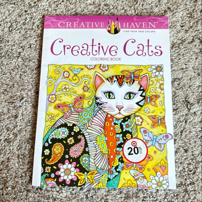 Creative Haven Creative Cats Coloring Book