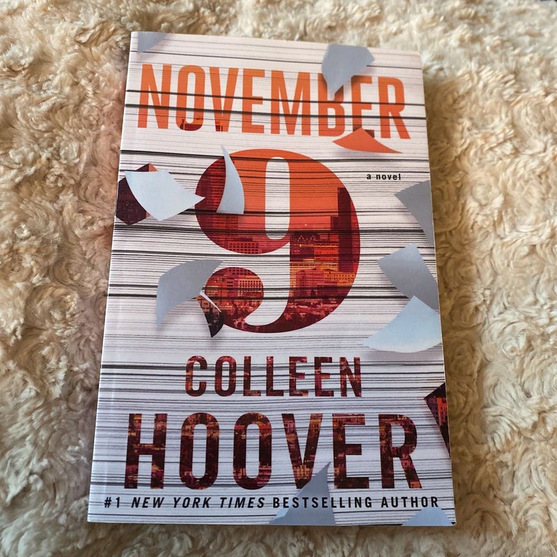 November 9, Colleen Hoover