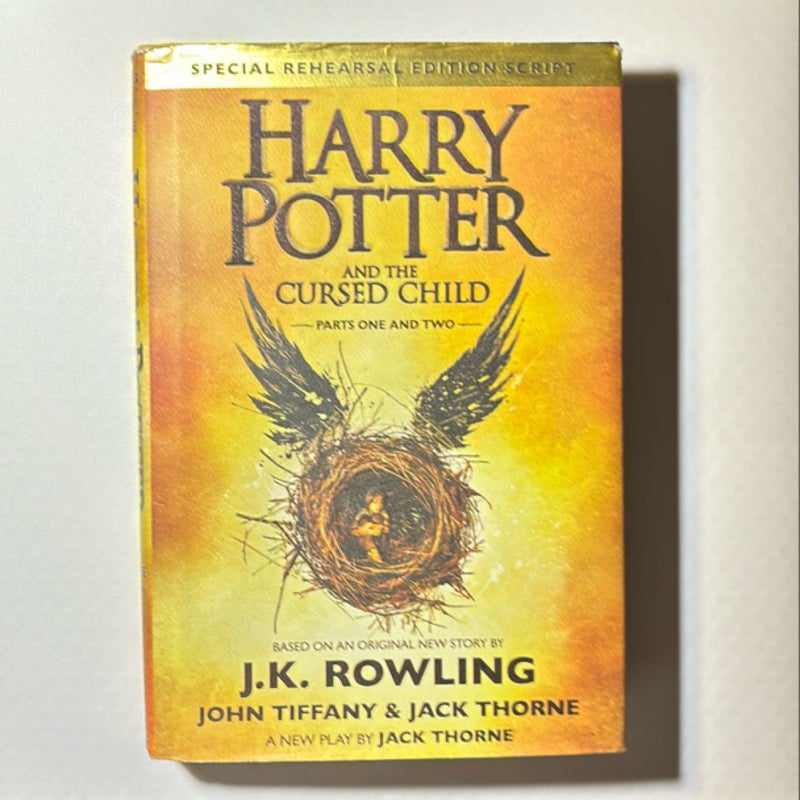 Harry Potter and the Cursed Child Parts One and Two (Special Rehearsal Edition Script)