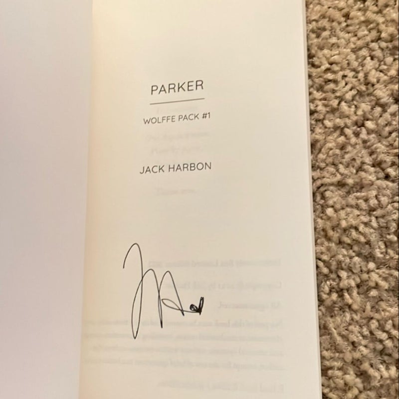 Parker (Hello Lovely exclusive cover signed by the author)