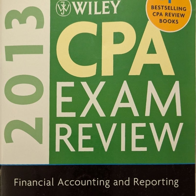 Wiley CPA Exam Review 2013