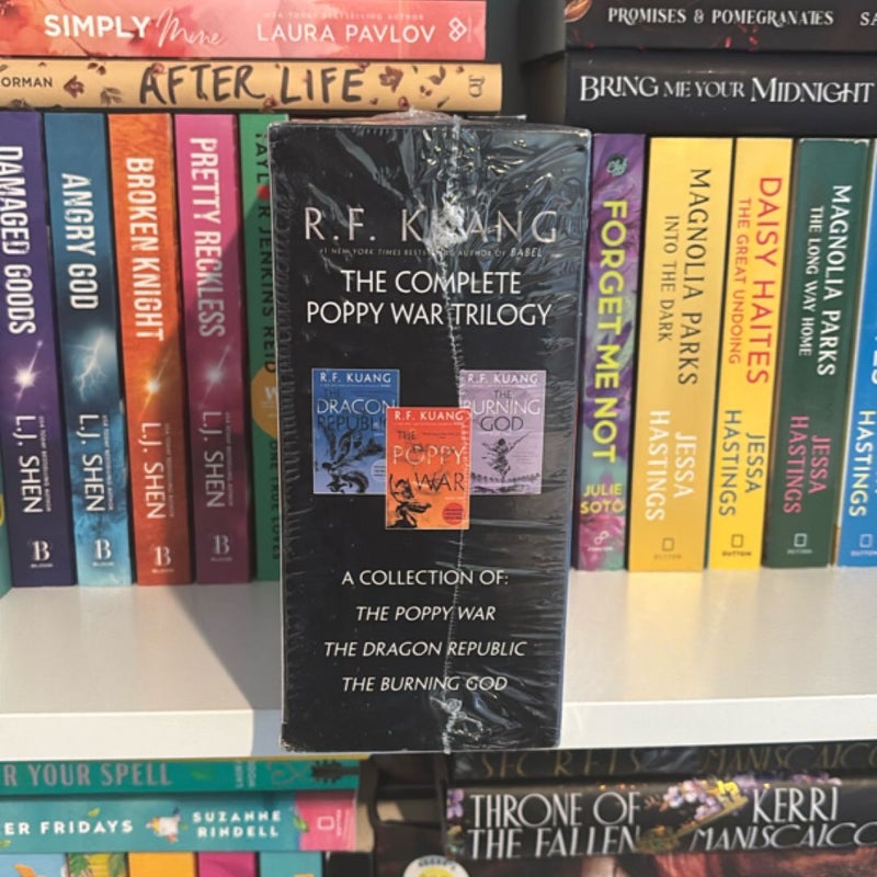 The Poppy War, The Dragon Republic, The Burning God