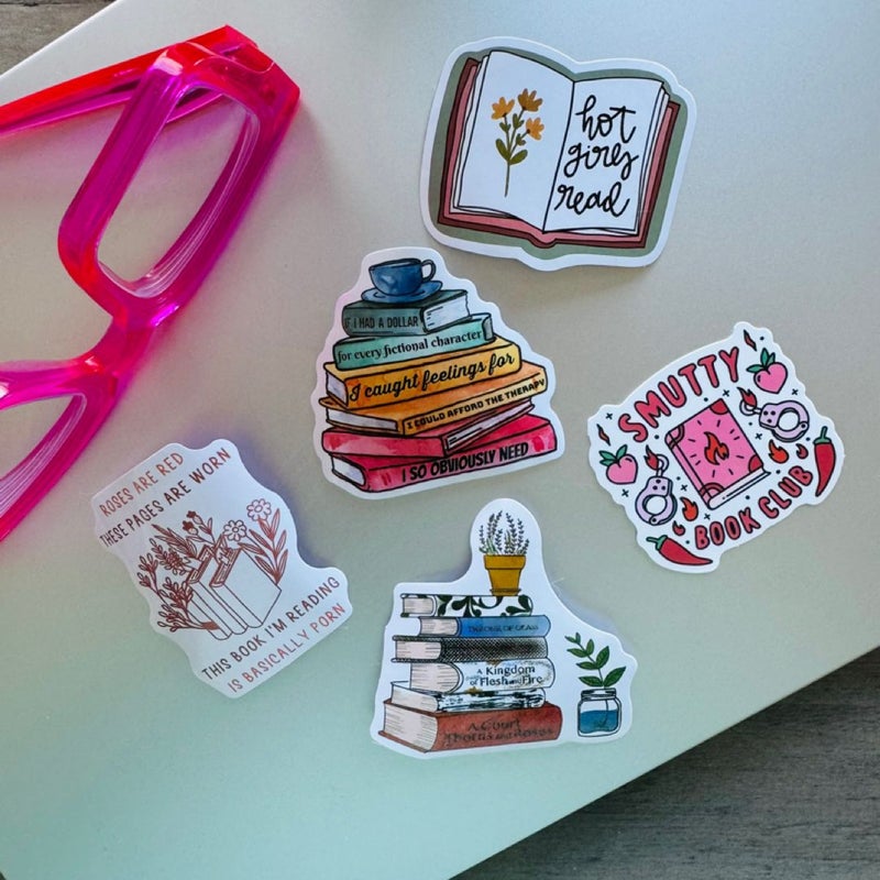 Spicy Books Sticker Bundle