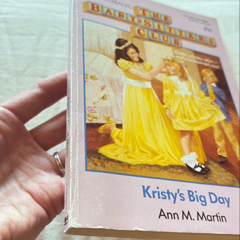 the Babysitters Club #6 Kristy's Big Day First Edition