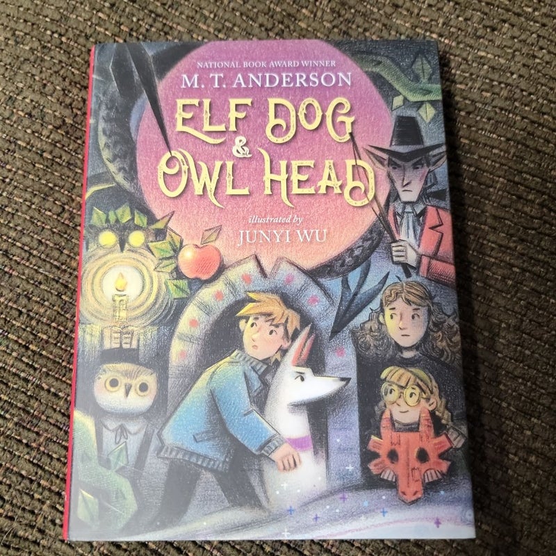 Elf Dog and Owl Head