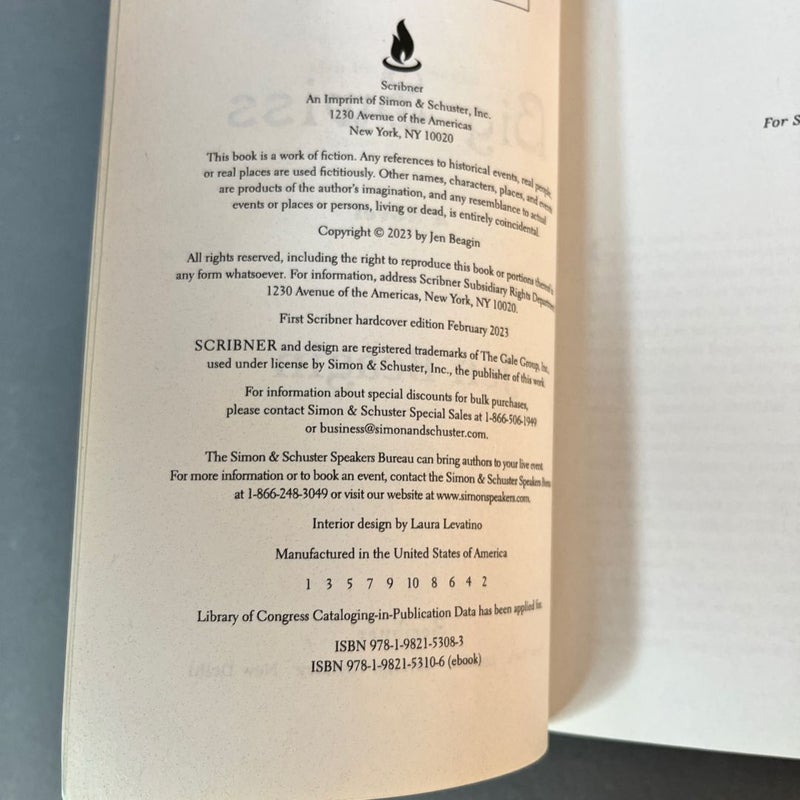 Big Swiss, Advance Reader’s Edition