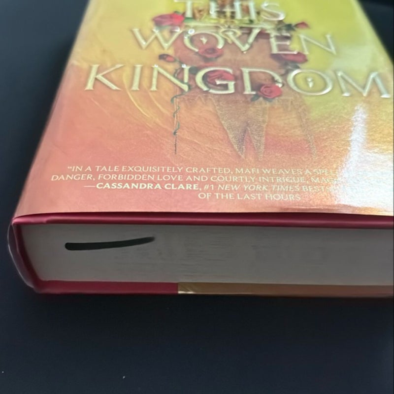 This Woven Kingdom trilogy SIGNED All 3 1/1