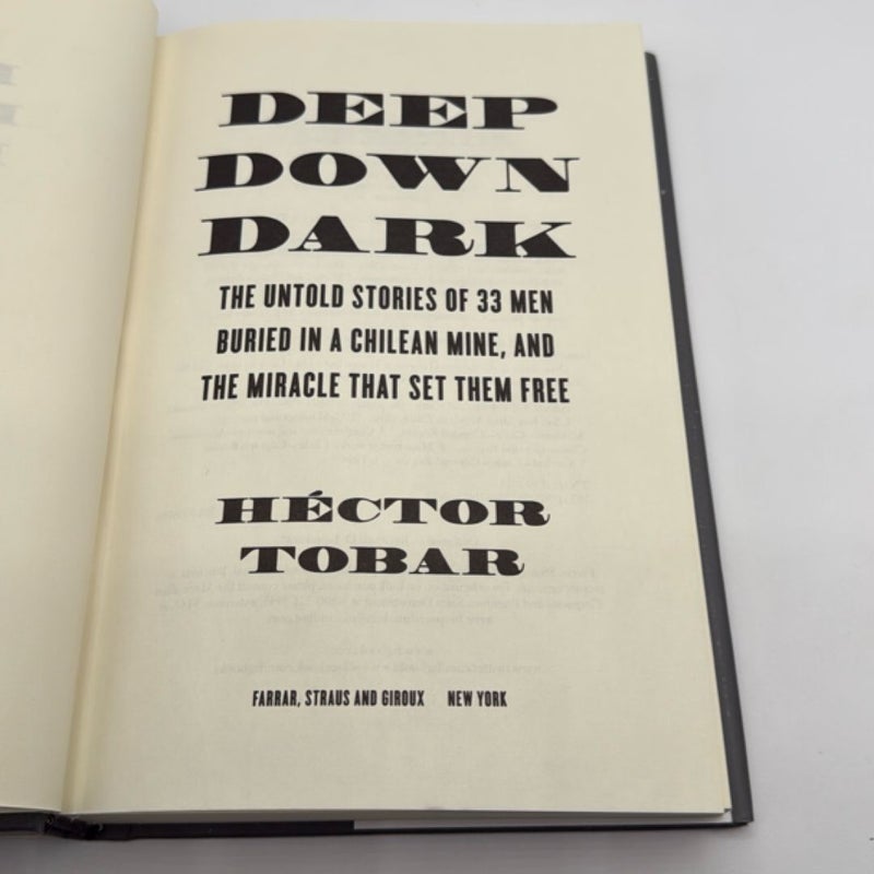Deep down Dark
