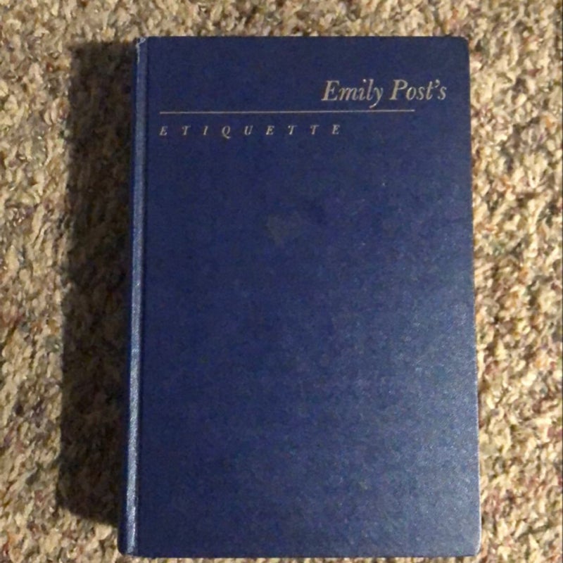 Emily Post’s Etiquette 