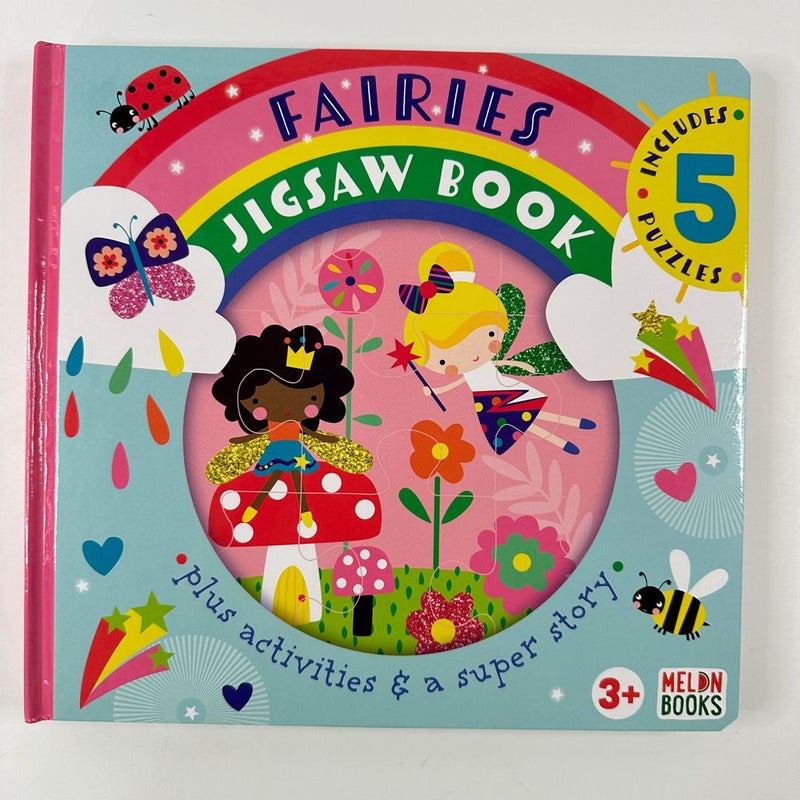 Fairies Jigsaw Puzzle Book, 5 Puzzles and Story, NEW (Board Book)