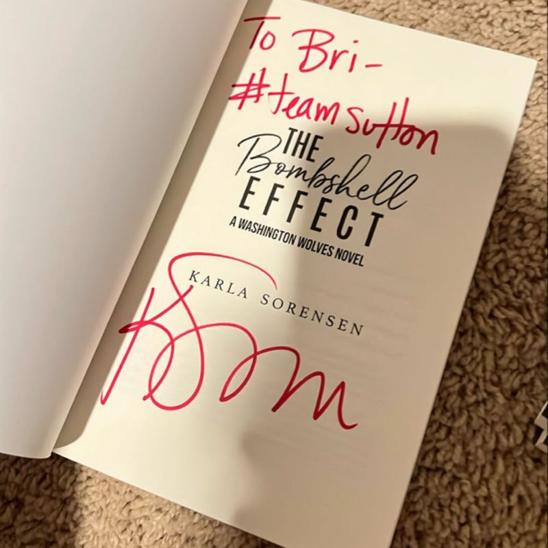 The Bombshell Effect series signed 