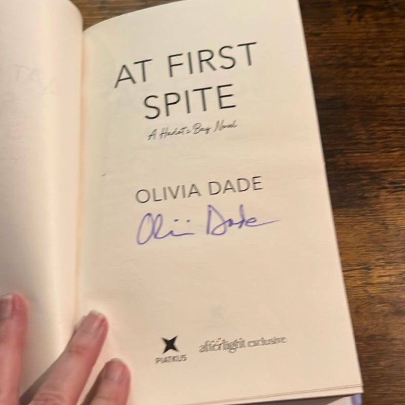 At first spite 