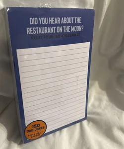 Brand New- Sealed-150 Sheet Dad Jokes Notepad