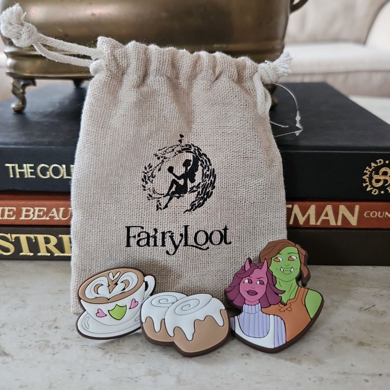 Fairyloot Legends & Lattes Charms